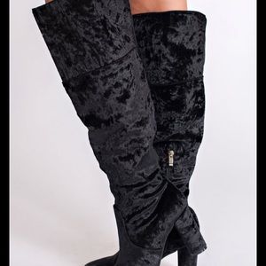Nanamacs Gianni velvet not rated boots